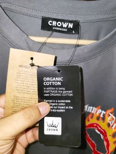 CROWN INNER DEMON UNISEX BAGGY OVERSIZE TEE 🔥🔥
