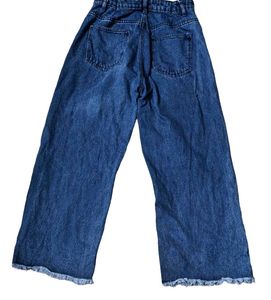 Wide Leg Denim Jeans