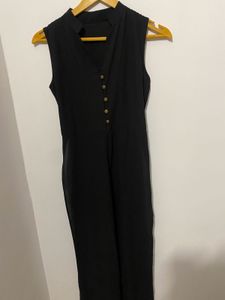 Elegant Black Sleeveless Maxi Dress