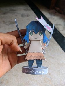 Anime Demon Slayer Inosuke Chibi Figurine(Paper)