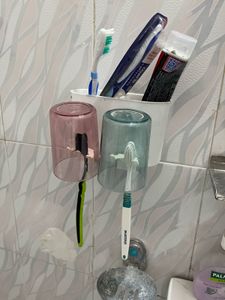 Wall-Mounted Toothbrush Holder
