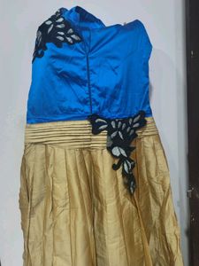 New Semi Stitched Ethnic Gown