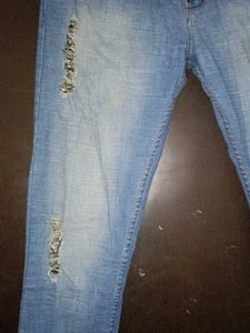 Ripped Denim Jeans