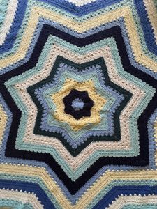 6 Day Star Blanket