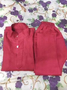 Red Kurta Shirt