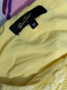 Yellow Lace Top