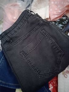 Charcoal Wide Leg Pant