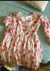 Kylie Jenner custom-made floral dres