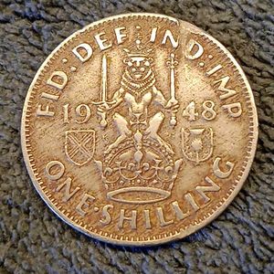 1948 George VI One Shilling Of United Kingdom