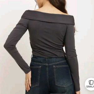 Elegant Off-Shoulder Long Sleeve Top