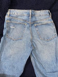 H&amp;m High Waist Blue Jeans