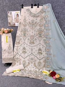 Heavy Work Unstitched Dress Material