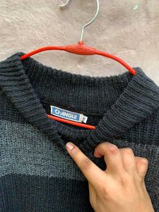 Angle orignal Striped Knit Sweater