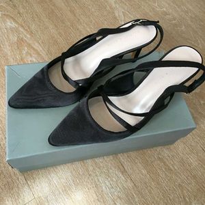 Black Slingback Heels