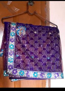 Combo Sarees 2 Design And Mirror Work