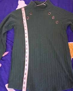Max - XS, High Neck, RIB-KNIT sweatshirt