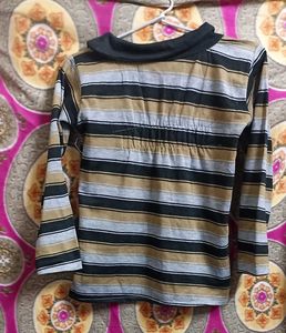 Striped Long Sleeve Top