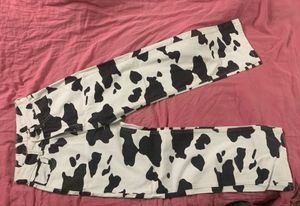 Cow Print Stylish Jeans