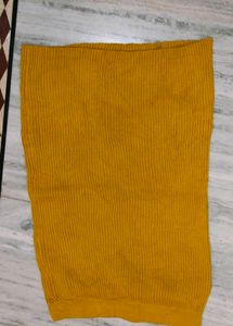 Mustard Yellow Woolen Skirt