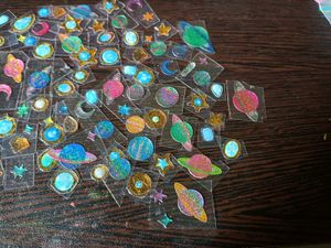 25+ Space Themed Die Cut Sticker Pack