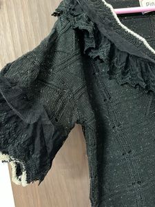 Zara Ruffle Knit Cardigan for L &amp;xL