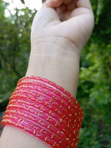 Raindrop Glass Bangles