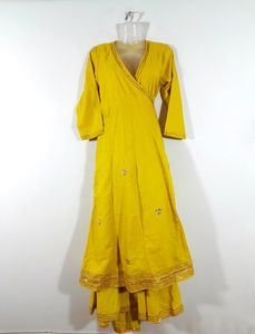 Yellow Kurtha And Skirt (Women's)