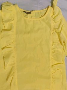 yellow stylish Top