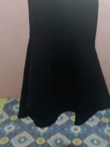 Navy Blue Peplum Dress
