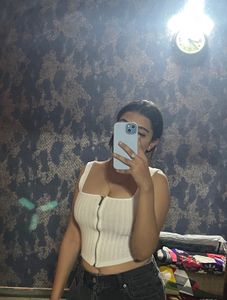 White Tank Crop Top