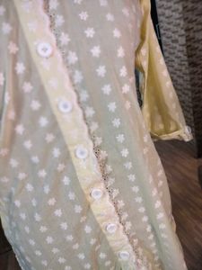 Floral Embroidered Button-Down Tunic