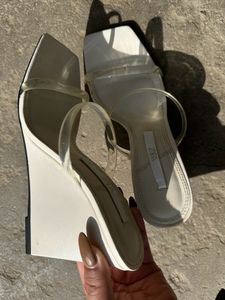 Zara Vinyl Wedges