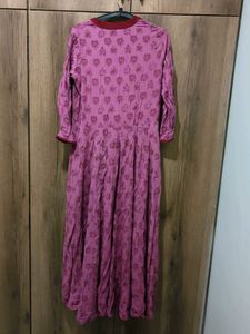Floral Print Maxi Kurti