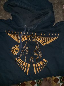 Pubg Navy Blue 800 gsm M size Hoodie