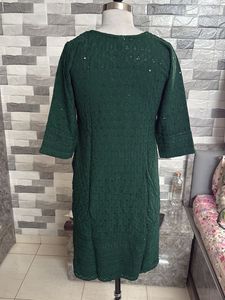 Green Sequence Kurti