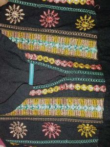 Embroidered Black Kurti