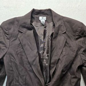 Deep brown 🟤 Blazer For Office Wear