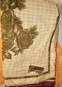 Floral Print Saree