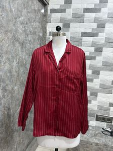 Red Satin Shirt