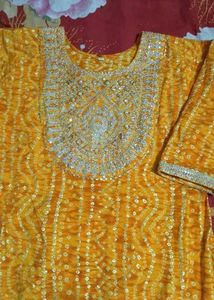 Xxl Size Party Wear 3 Piece Set