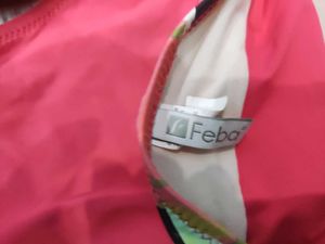 Coral Floral Bikini Bottom 🧡