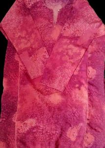 Pink Ethnic Shirt With Skirt