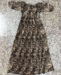 Leopard Printed Maxi dress