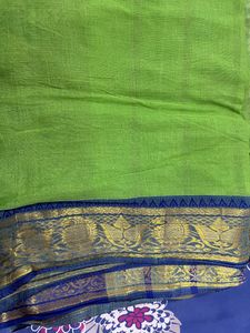Bengali Traditional Tant Cotton Saree With Boarder