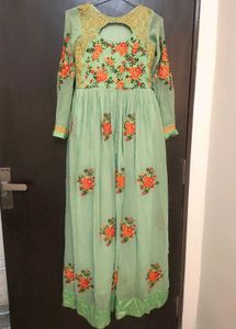 Elegant Mint Green Kurta Set🤩