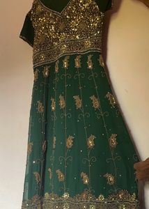 Anarkali Suit With Duppta Chudidar Pant