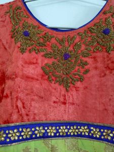 Ethnic Heavy Gown L-xl Size No Return