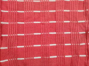 Pinkish Red Checked Pullover Sweater