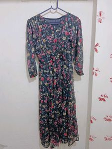 Floral Print Midi Dress