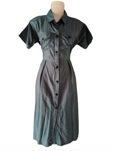 Vintage Style Shirt Dress